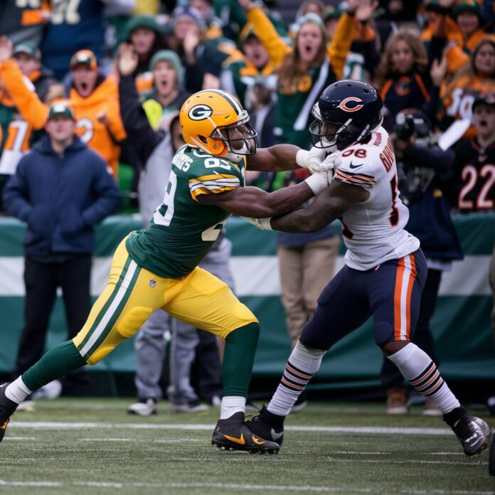 davante adams takes a swipe at the bears.